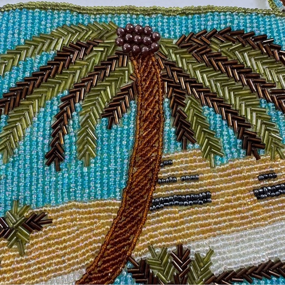 Vintage Ermo Beaded Palm Tree Evening Bag - Picture 9 of 11